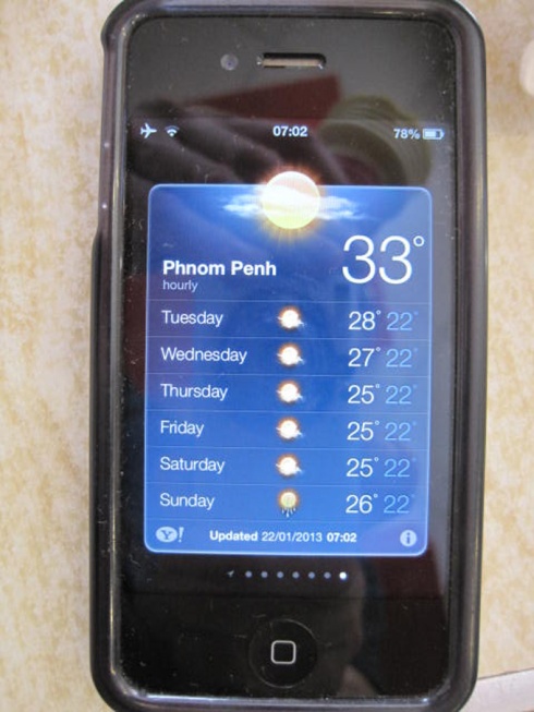 Hot in Phnom Penh